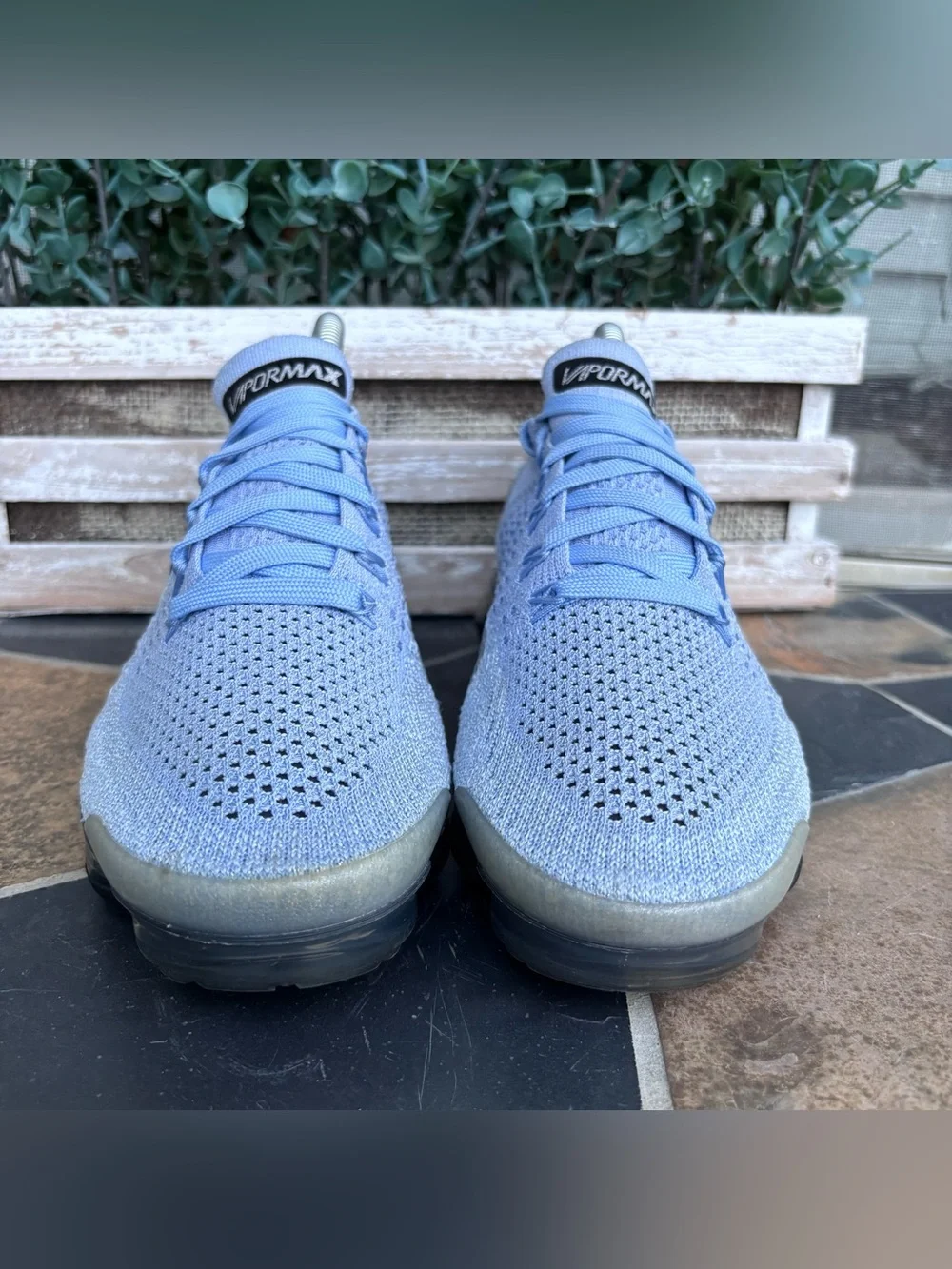 Nike Air VaporMax Flyknit 2 ‘Aluminum’ (Women’s) Size 7 - Picture 4 of 11